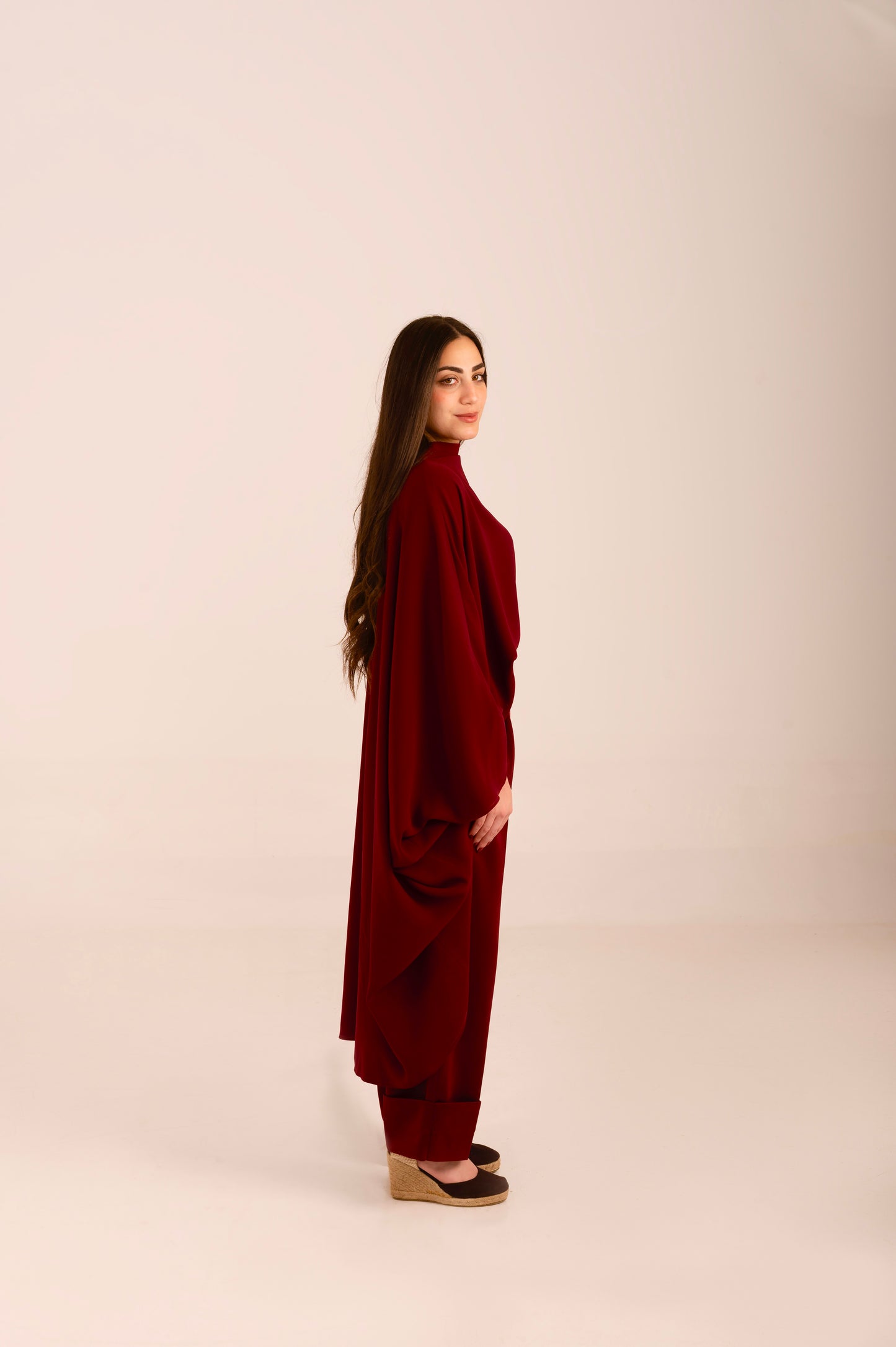 Asymmetrical flowy blouse