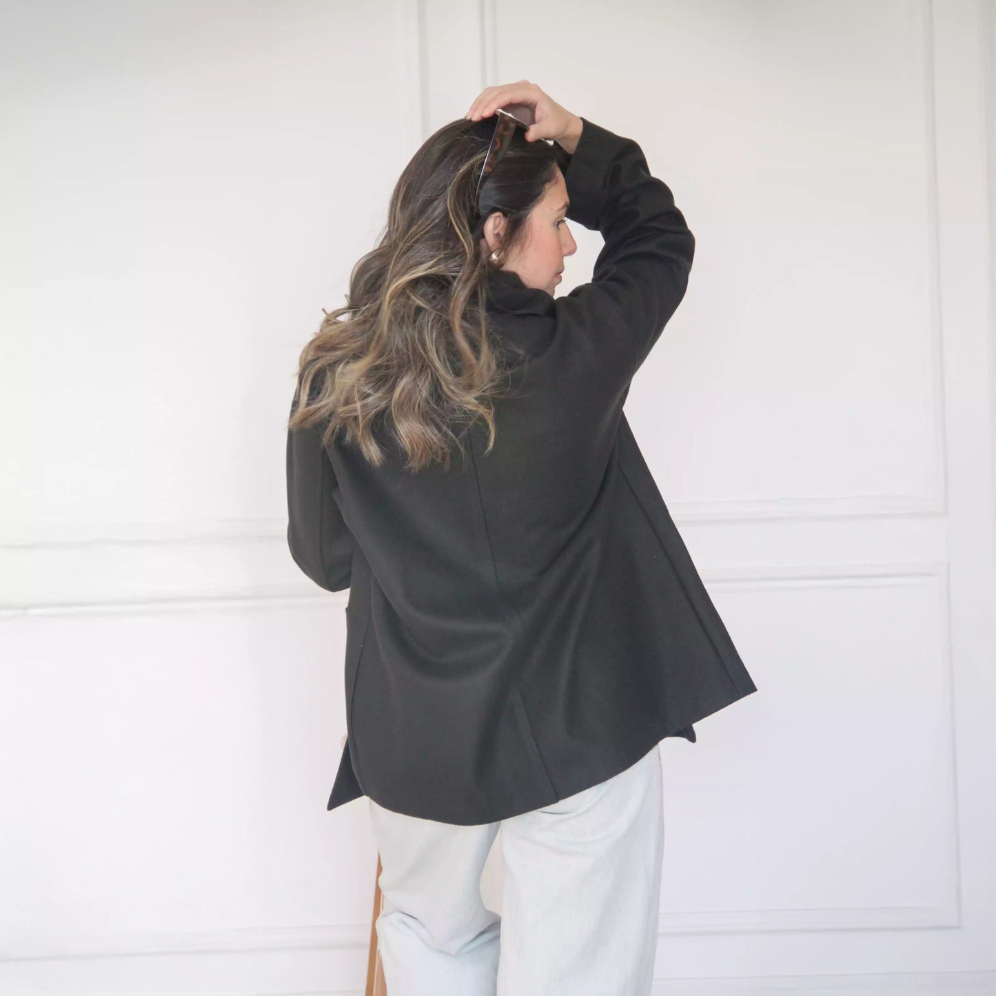 Jacket with scarf Olive