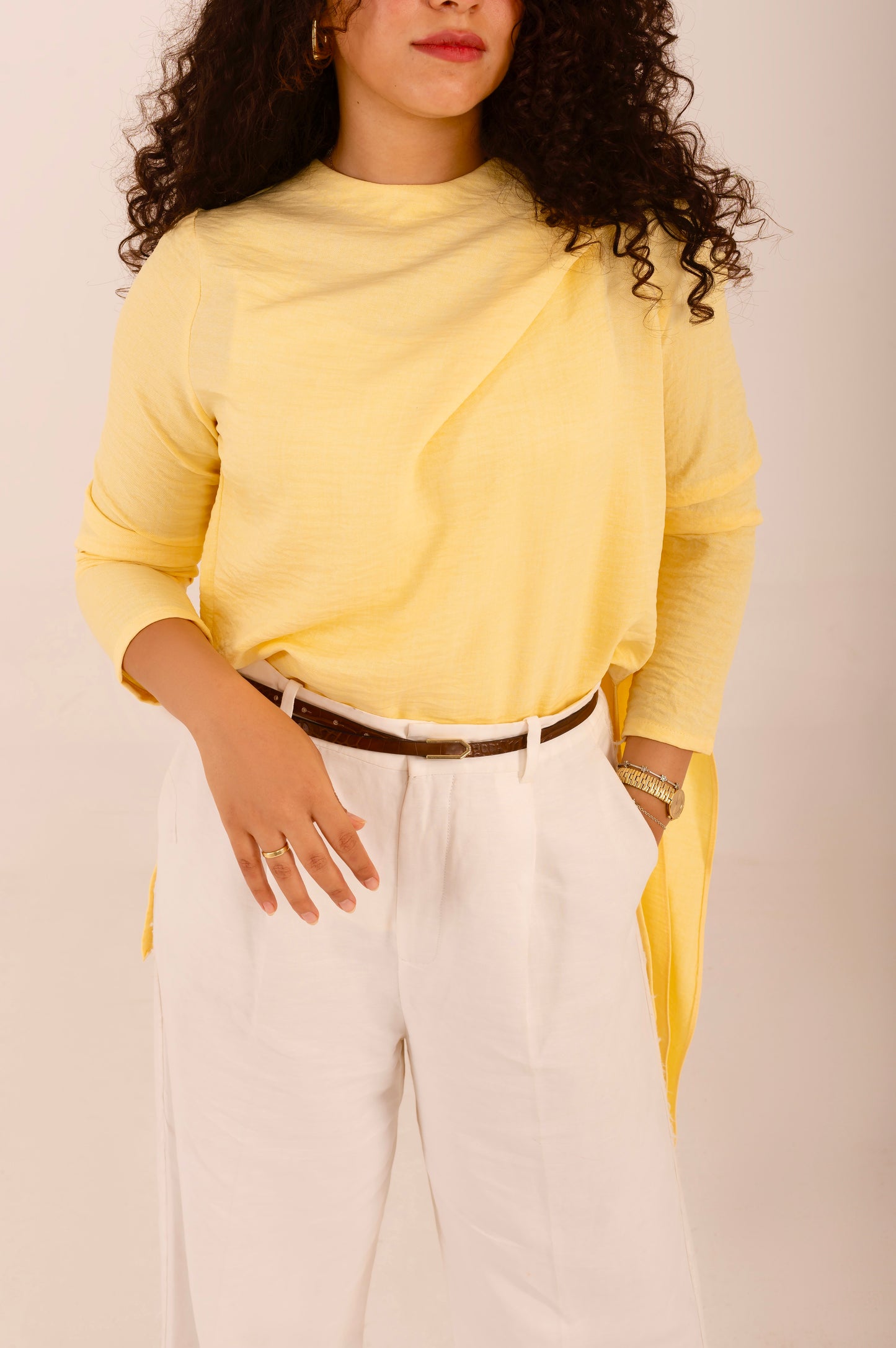 Long sleeve old money blouse
